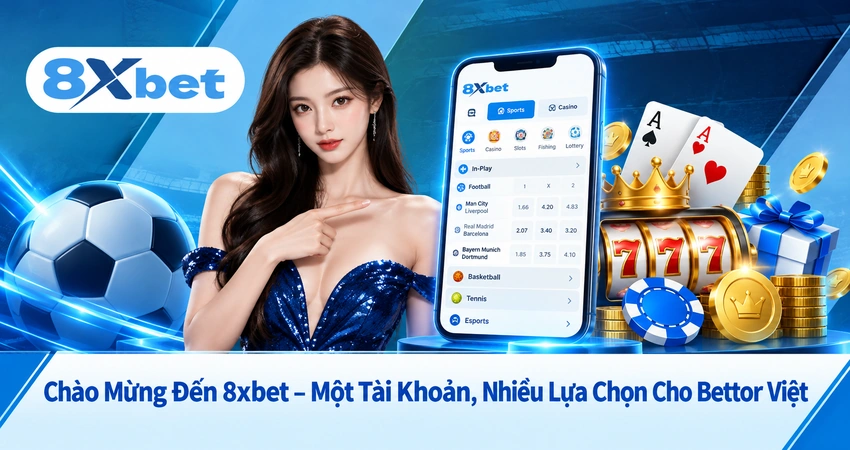 Chào Mừng Đến 8xbet – Một Tài Khoản, Nhiều Lựa Chọn Cho Bettor Việt